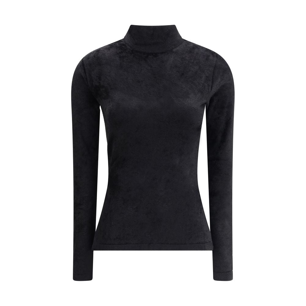 Versace Chenille Top with half nec Versace
