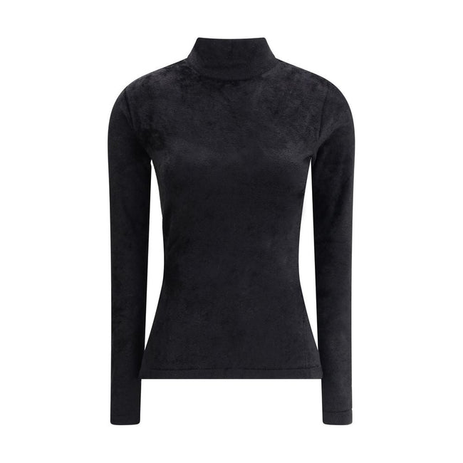 Versace Chenille Top with half nec Versace