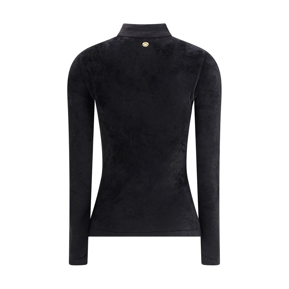 Versace Chenille Top with half nec Versace