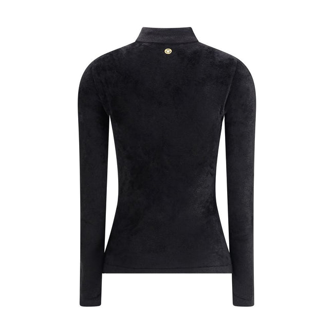 Versace Chenille Top with half nec Versace