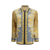 Versace Silk Cheetah Foulard Shirt Versace