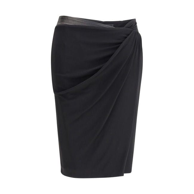 Versace Draped jersey Skirt Versace