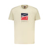 Tommy Hilfiger Beige Cotton Men T-Shirt Tommy Hilfiger