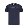 Tommy Hilfiger Blue Cotton Men T-Shirt Tommy Hilfiger