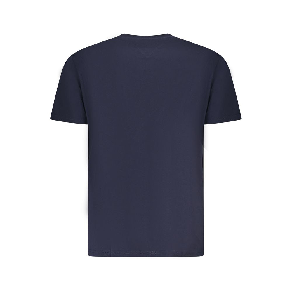 Tommy Hilfiger Blue Cotton Men T-Shirt Tommy Hilfiger