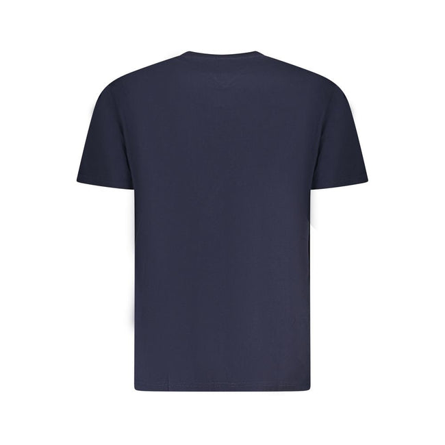 Tommy Hilfiger Blue Cotton Men T-Shirt Tommy Hilfiger