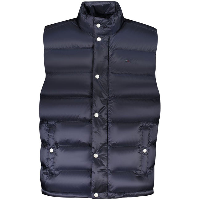 Tommy Hilfiger Blue Nylon Men Jacket Tommy Hilfiger