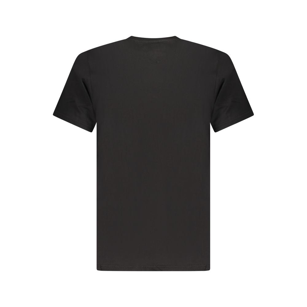 Tommy Hilfiger Black Cotton Men T-Shirt Tommy Hilfiger