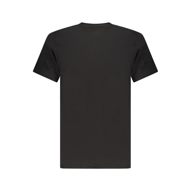 Tommy Hilfiger Black Cotton Men T-Shirt Tommy Hilfiger