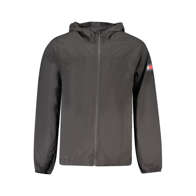 Tommy Hilfiger Black Polyamide Men Jacket Tommy Hilfiger