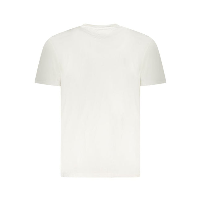 Tommy Hilfiger White Cotton Men T-Shirt Tommy Hilfiger