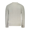 Tommy Hilfiger Gray Cotton Men Sweater Tommy Hilfiger