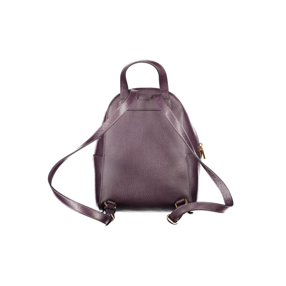 Coccinelle Purple Leather Women Backpack Coccinelle