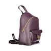 Coccinelle Purple Leather Women Backpack Coccinelle
