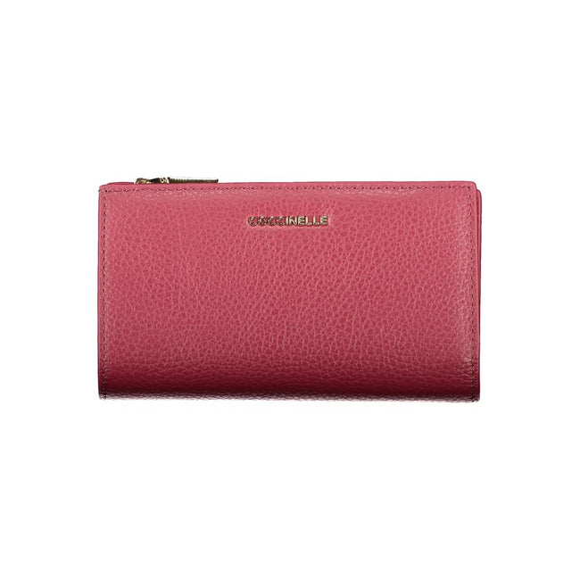 Coccinelle Purple Leather Women Wallet Coccinelle