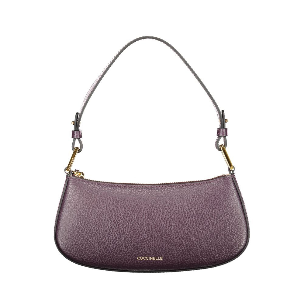 Coccinelle Purple Leather Women Handbag Coccinelle