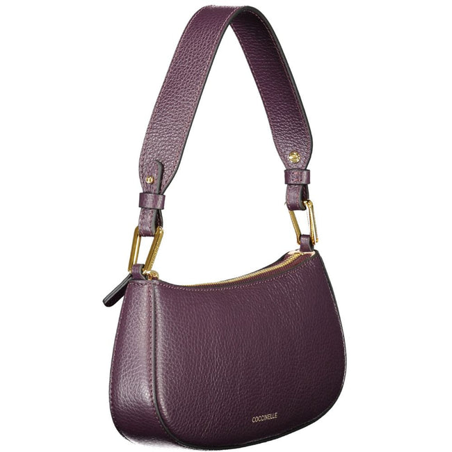 Coccinelle Purple Leather Women Handbag Coccinelle