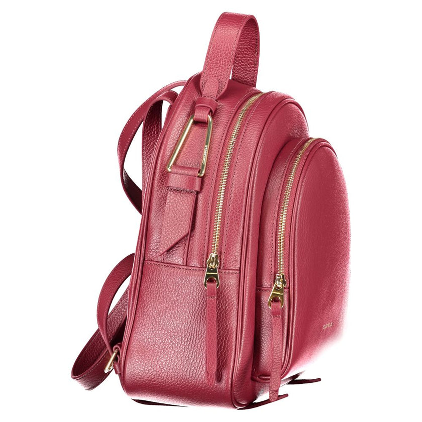 Coccinelle Purple Leather Women Backpack Coccinelle