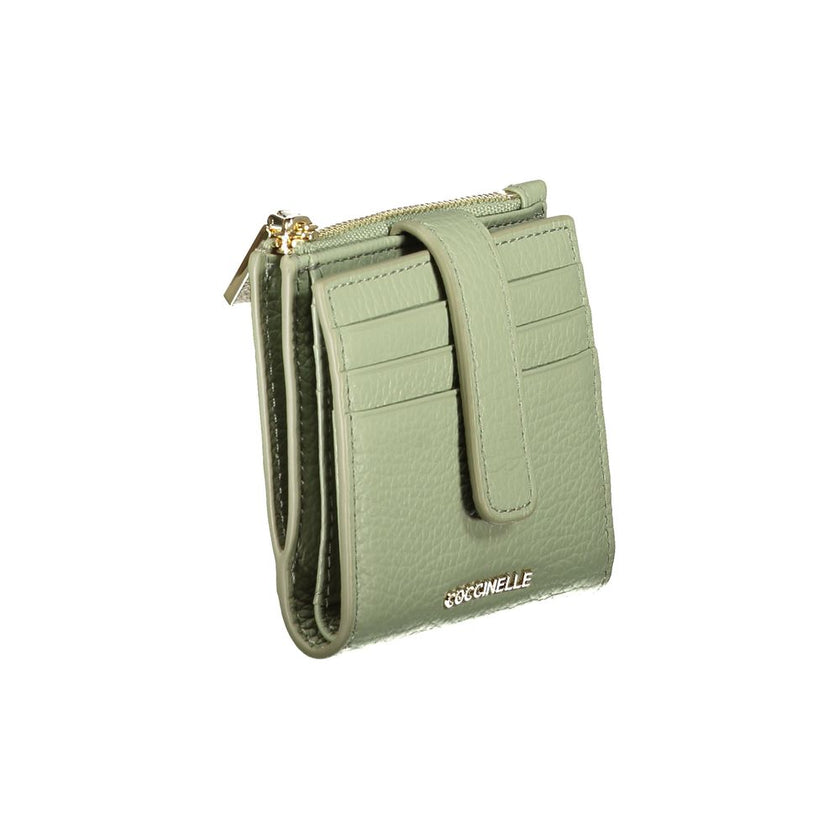Coccinelle Green Leather Women Wallet Coccinelle