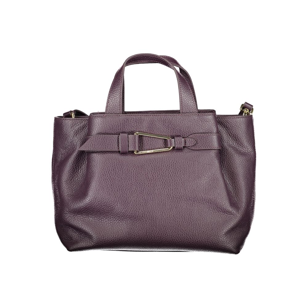 Coccinelle Purple Leather Women Handbag Coccinelle