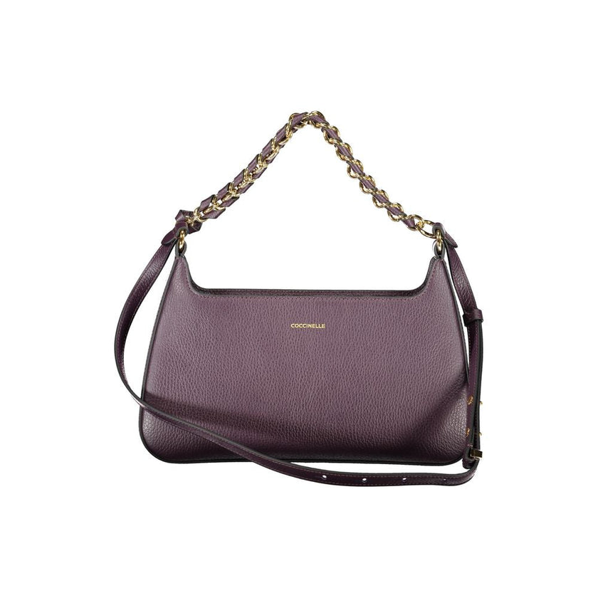Coccinelle Purple Leather Women Handbag Coccinelle