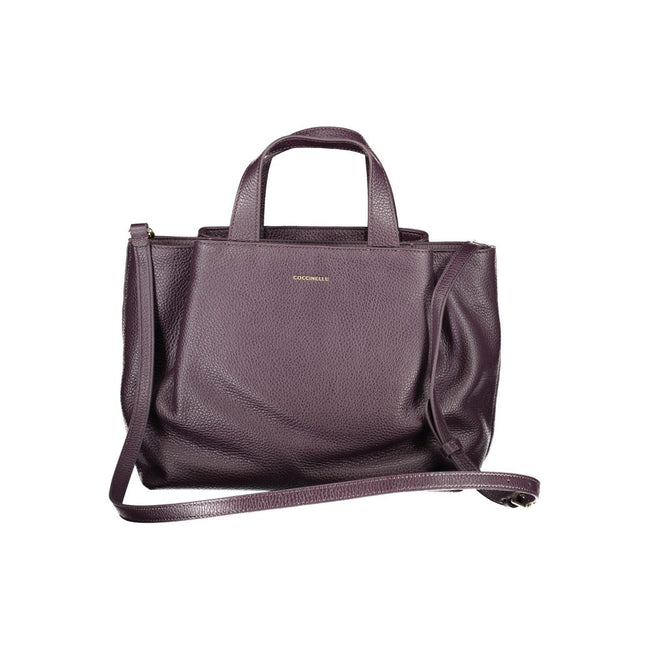 Coccinelle Purple Leather Women Handbag Coccinelle