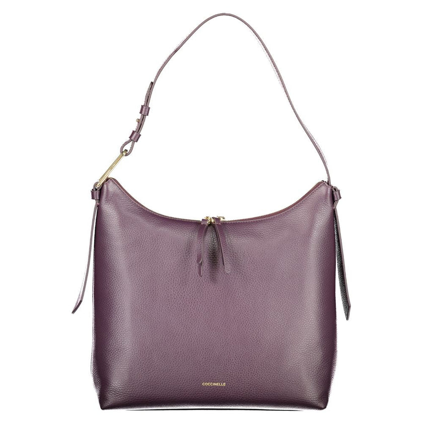 Coccinelle Purple Leather Women Handbag Coccinelle