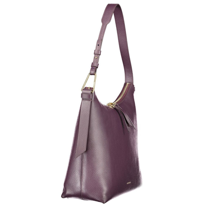 Coccinelle Purple Leather Women Handbag Coccinelle