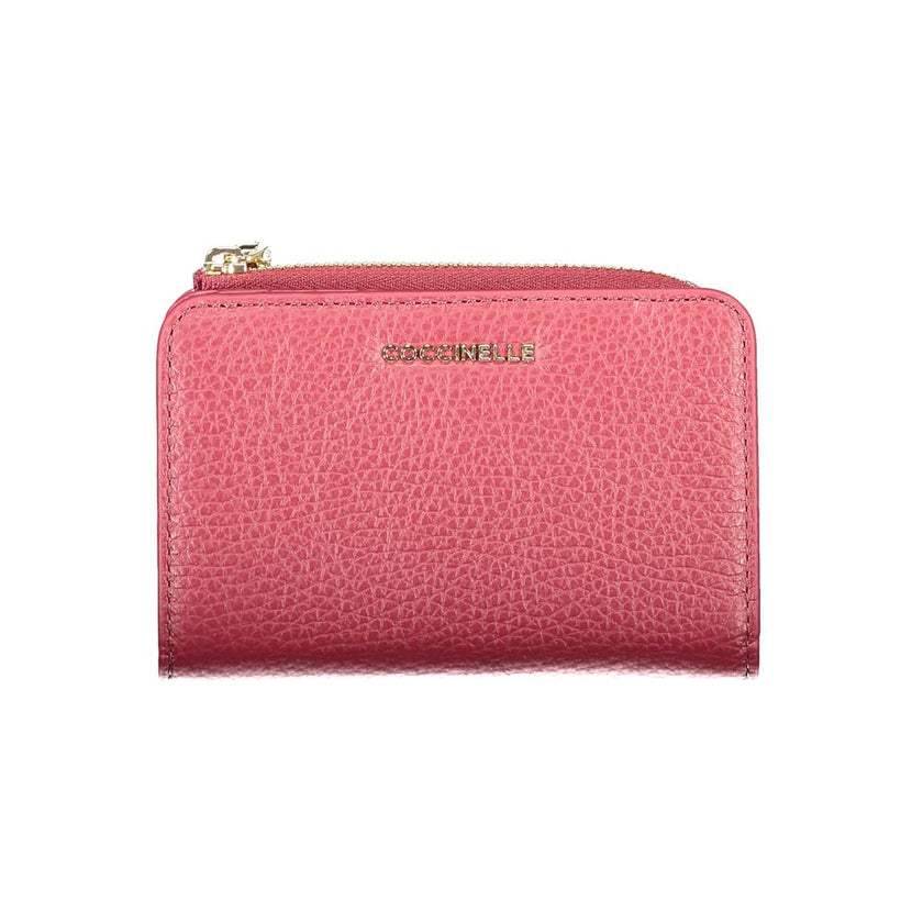 Coccinelle Purple Leather Women Wallet Coccinelle