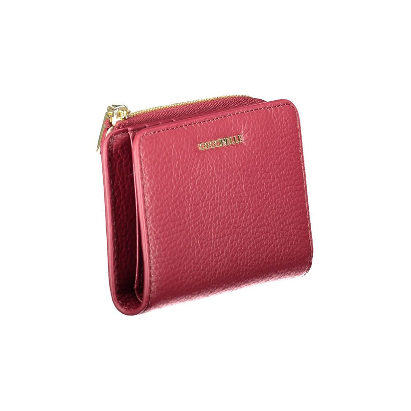Coccinelle Purple Leather Women Wallet Coccinelle