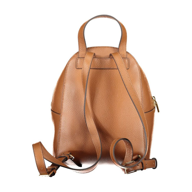 Coccinelle Brown Leather Women Backpack Coccinelle
