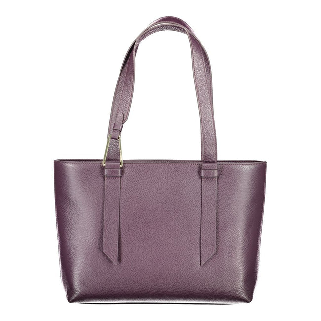 Coccinelle Purple Leather Women Handbag Coccinelle
