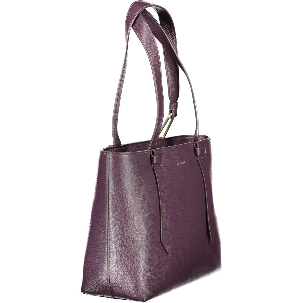 Coccinelle Purple Leather Women Handbag Coccinelle