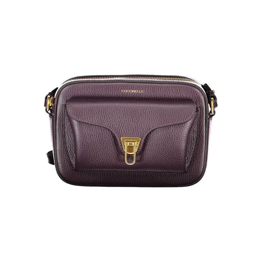 Coccinelle Purple Leather Women Handbag Coccinelle