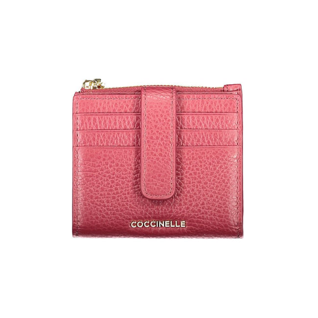 Coccinelle Purple Leather Women Wallet Coccinelle