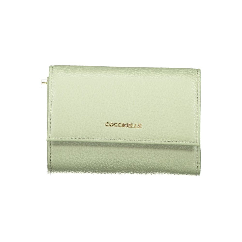 Coccinelle Green Leather Women Wallet Coccinelle