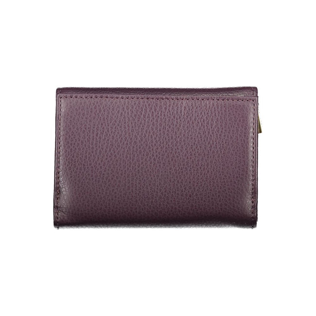 Coccinelle Purple Leather Women Wallet Coccinelle