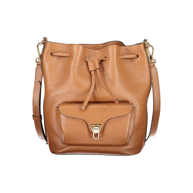 Coccinelle Brown Leather Women Handbag Coccinelle