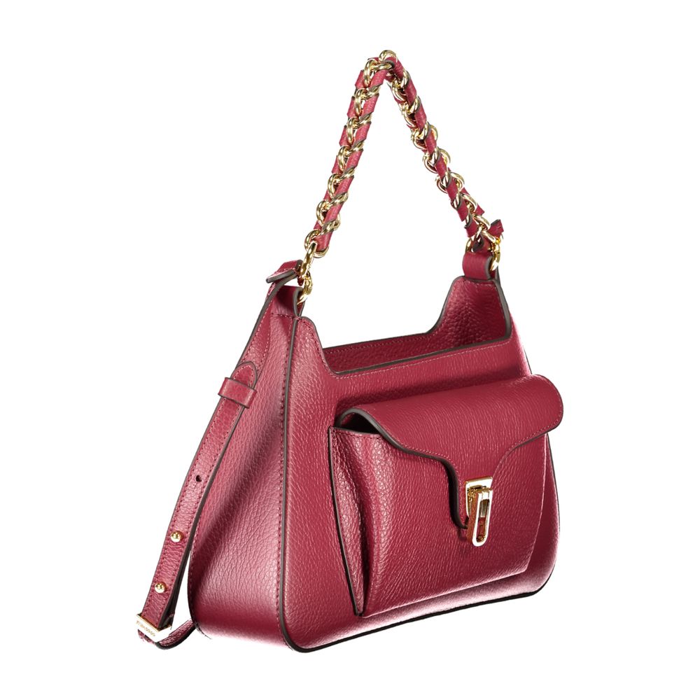 Coccinelle Purple Leather Women Handbag Coccinelle