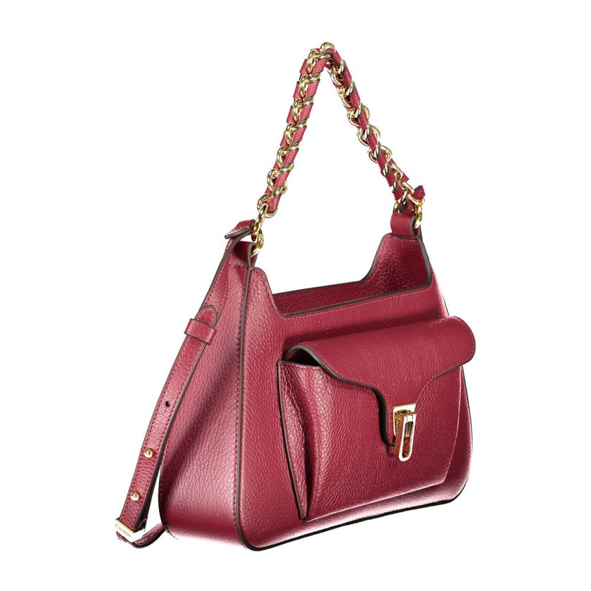 Coccinelle Purple Leather Women Handbag Coccinelle