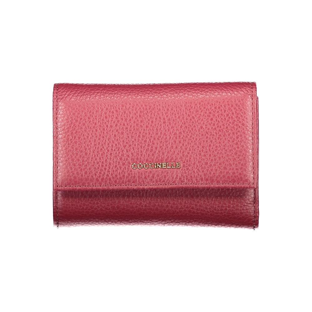 Coccinelle Purple Leather Women Wallet Coccinelle