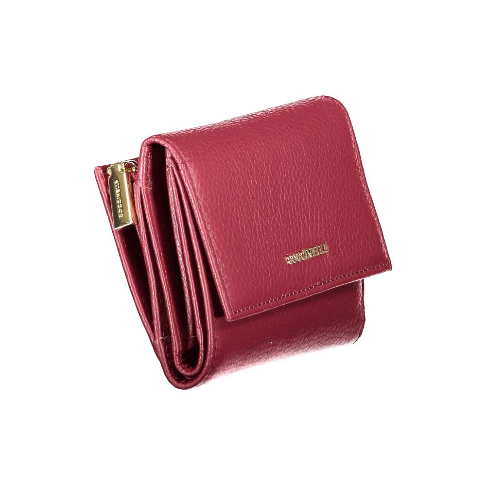 Coccinelle Purple Leather Women Wallet Coccinelle