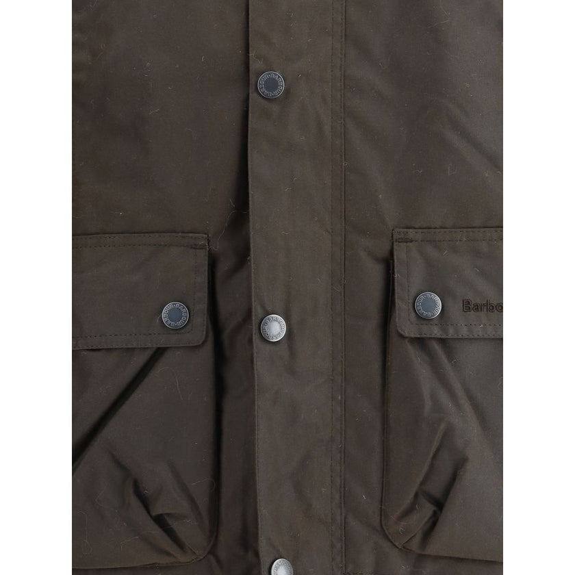 Barbour Brown Cotton Rain Coat Barbour