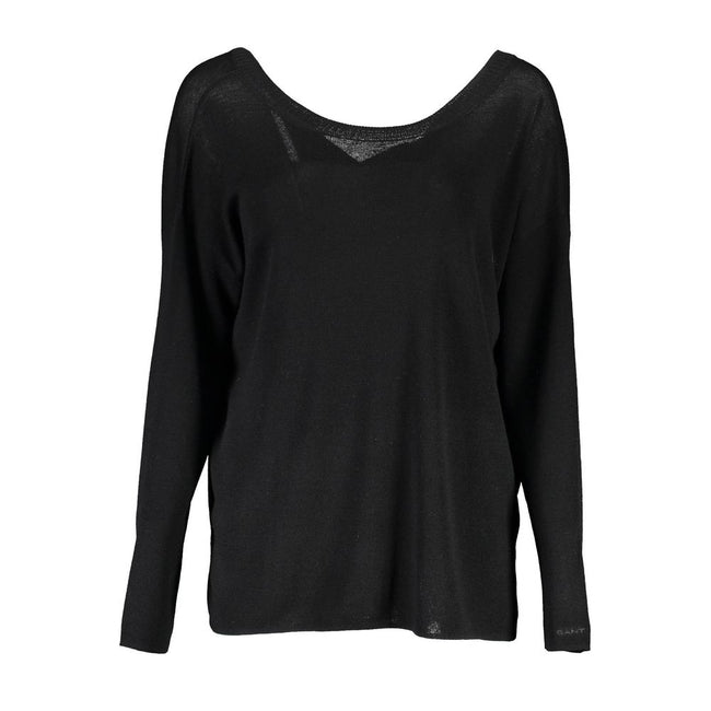 Gant Black Wool Sweater Gant