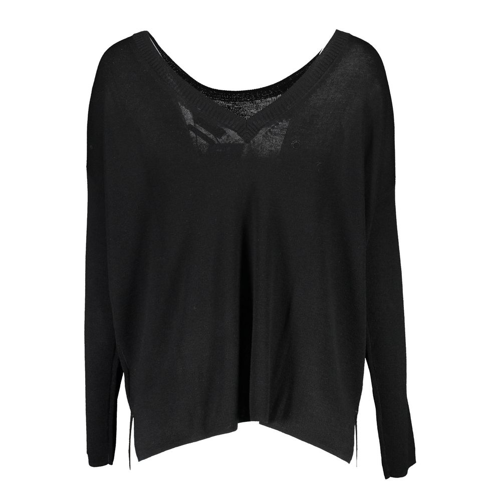 Gant Black Wool Sweater Gant