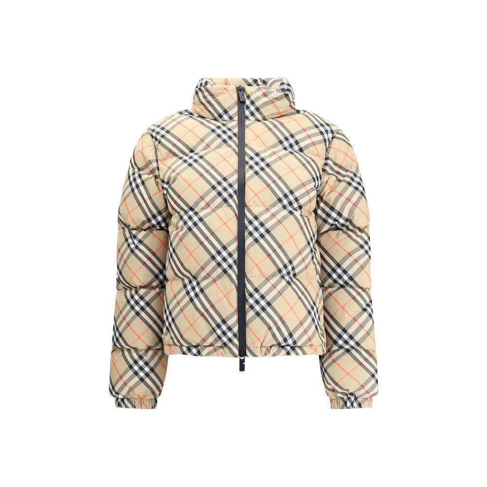 Burberry Check Down Jacket Burberry
