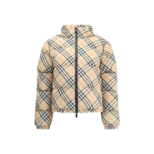 Burberry Check Down Jacket Burberry