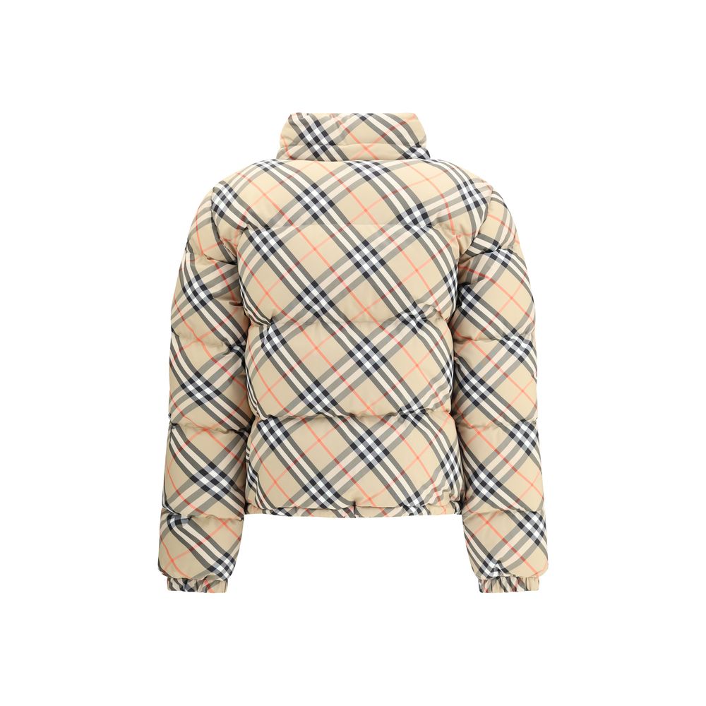Burberry Check Down Jacket Burberry