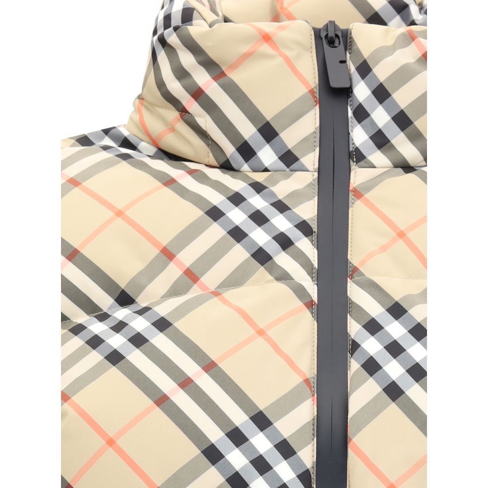 Burberry Check Down Jacket Burberry