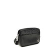 Fendi FF leather and canvas Shoulder Bag Fendi